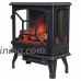 AKDY 20" Retro-Style Floor Freestanding Vintage Electric Stove Heater Fireplace (3 sides flat glass) - B076JHP79K